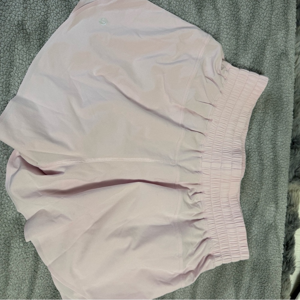 Shake It Out High-Rise Running Shorts - Pink Organza - Picture 3 of 4